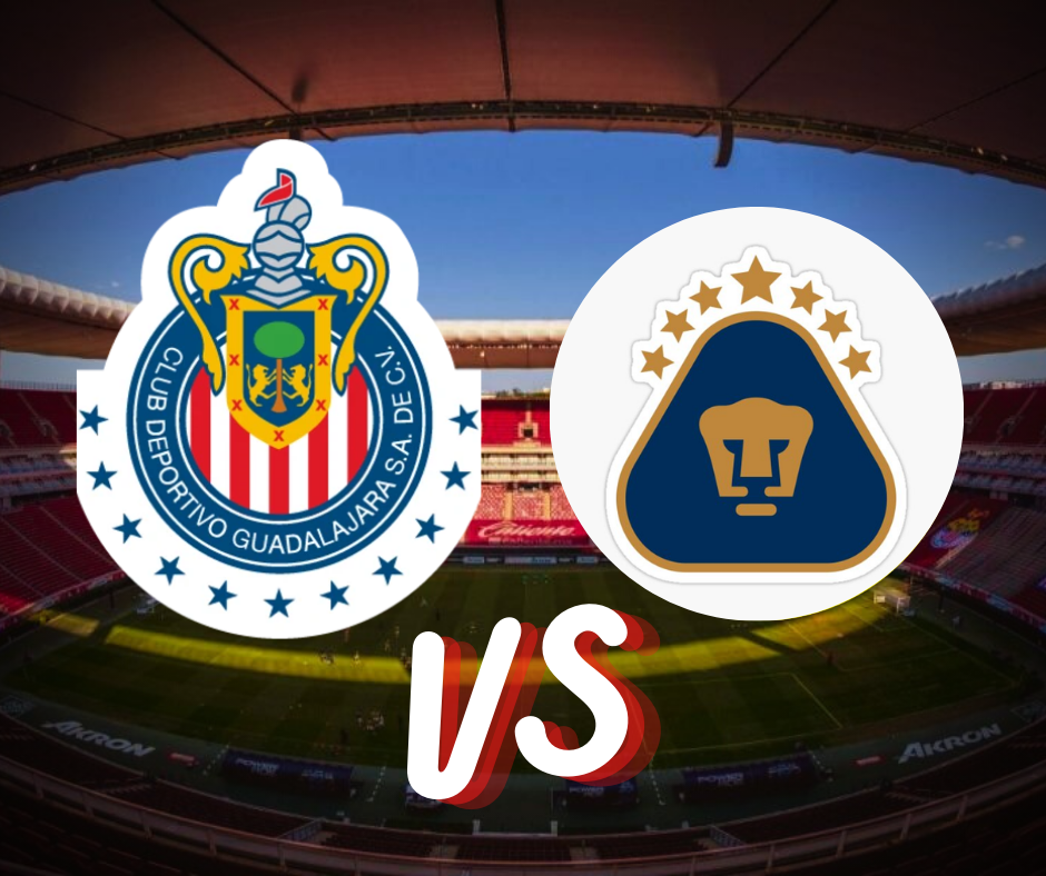 Travel to the Chivas vs Pumas game - Saturday April 23, 2022