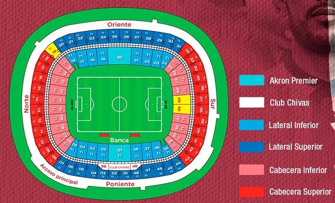 Travel to the Chivas vs Cruz Azul game - Saturday April 22, 2023 
